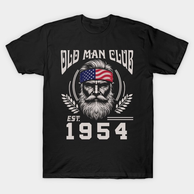 Old Man Club EST 1954 T-Shirt by super soul